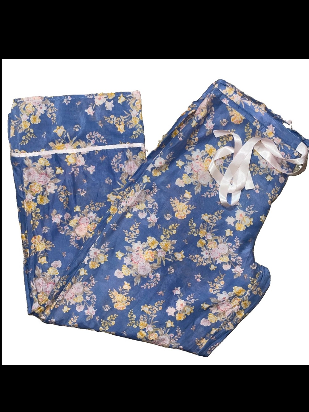 Papinelle silk pajama pants, small